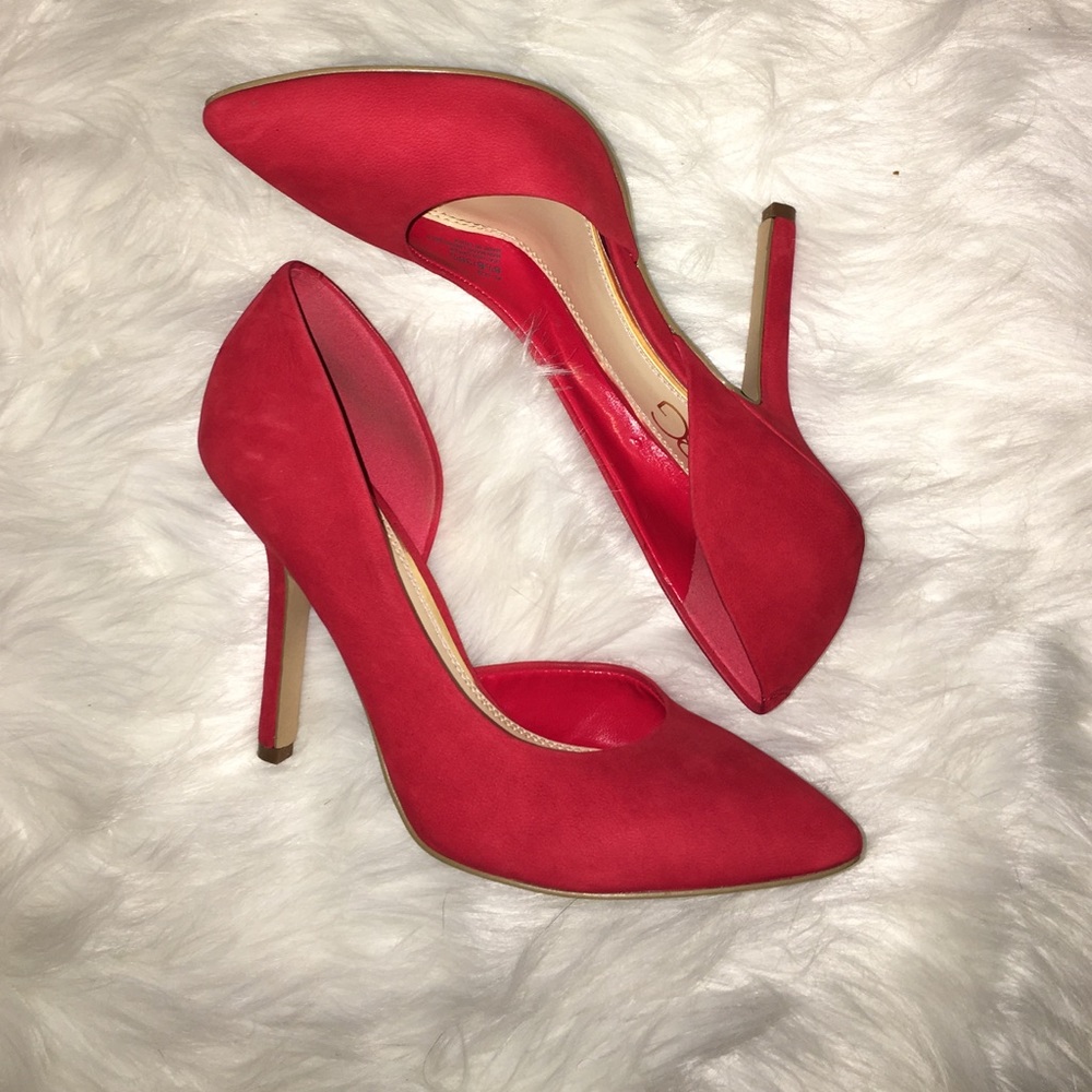 Red BCBG Heels